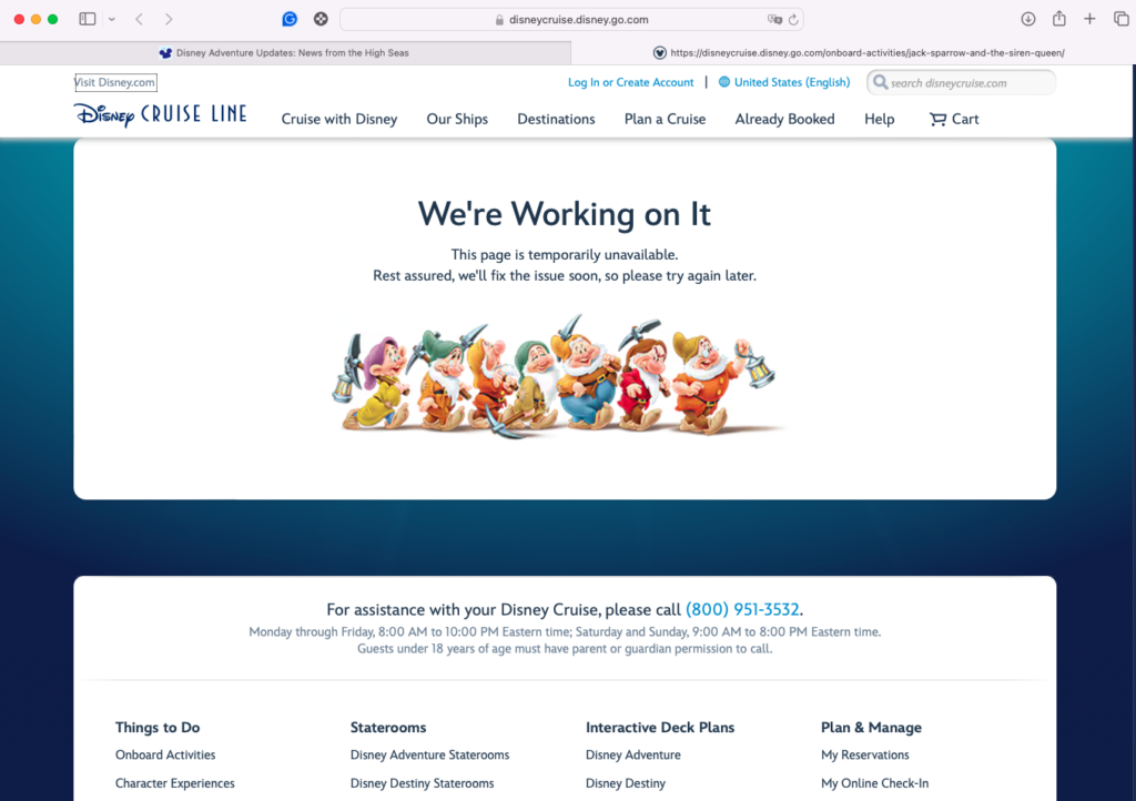ディズニークルーズ・アドベンチャー号の公式発表